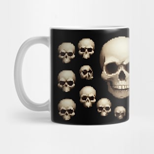 Pixel skulls Mug